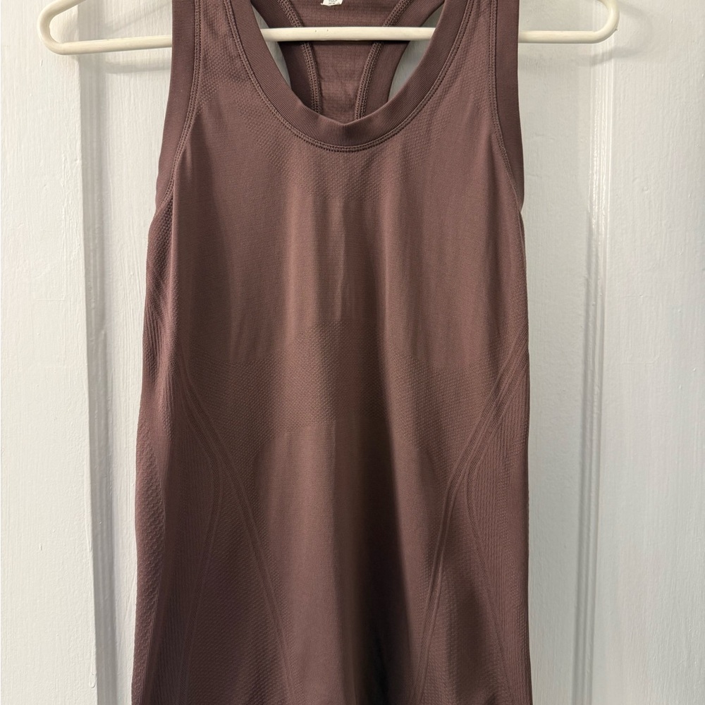 Athleta Light Brown Workout Tank Top